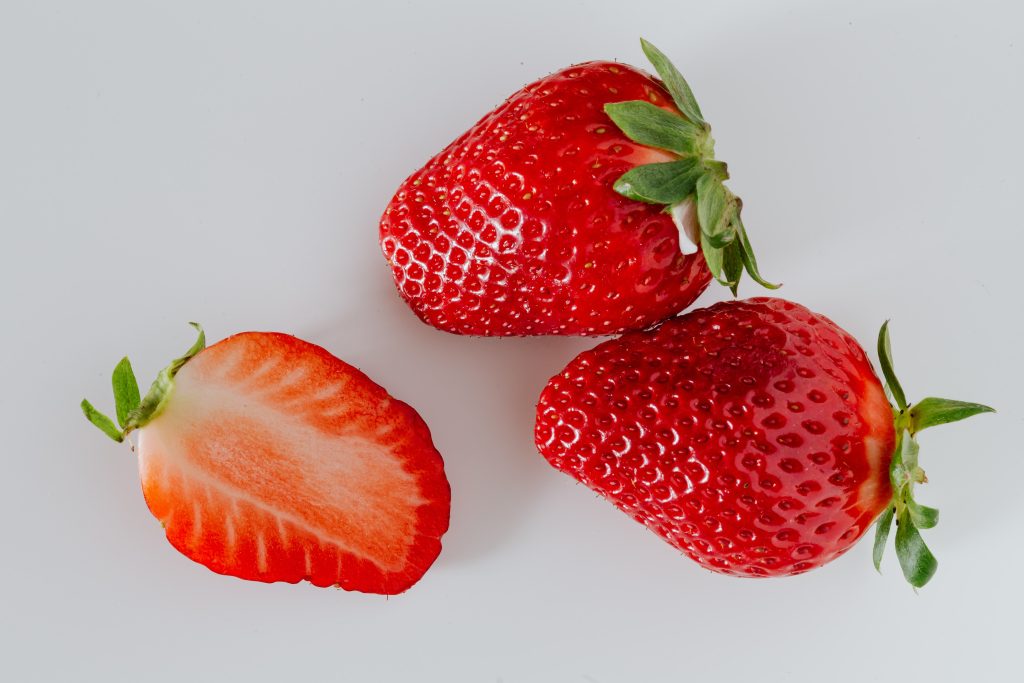 A picture of strawberries 